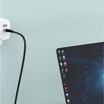 greito ikrovimo laidas - Dudao L7MaxL USB Type C cable to Lightning Fast Charging PD 20W Black - 4 nuotrauka