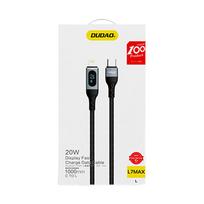 greito ikrovimo laidas - Dudao L7MaxL USB Type C cable to Lightning Fast Charging PD 20W Black - 5 nuotrauka