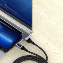 greito ikrovimo laidas - Dudao L7MaxL USB Type C cable to Lightning Fast Charging PD 20W Black - 7 nuotrauka