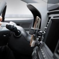 automobilio telefono laikiklis - Spigen Click.R Black - 2 nuotrauka