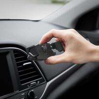 automobilio telefono laikiklis - Spigen Click.R Black - 3 nuotrauka