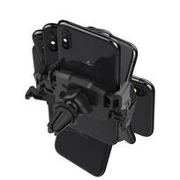 automobilio telefono laikiklis - Spigen Click.R Black - 5 nuotrauka