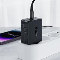 usb a usb c pakrovejas - Acefast A41 Greitas GaN įkroviklis (2x USB-C / USB-A) PPS / PD / QC4+ 65W Baltas (White) - 5 nuotrauka