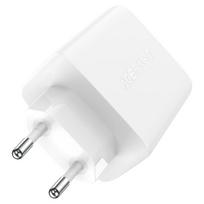 usb a usb c pakrovejas - Acefast A41 Greitas GaN įkroviklis (2x USB-C / USB-A) PPS / PD / QC4+ 65W Baltas (White) - 9 nuotrauka