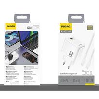 gana - Dudao A28C 45W GaN Kroviklis + USB-C Laidas - Baltas (White) - 2 nuotrauka