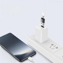 usb type c laidas - Joyroom Adapter from USB Type C (Female) to USB, PCHJRMS_H152_BLACK - 4 nuotrauka