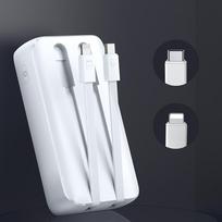 baterijos laidai - Joyroom JR-PBC06 10000mAh 30W White - 7 nuotrauka
