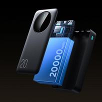 power bank 20000mah - Joyroom JR-PBF14, 20000mAh, 12W, juodas - 4 nuotrauka