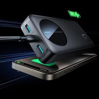 power bank 20000mah - Joyroom JR-PBF14, 20000mAh, 12W, juodas - 5 nuotrauka