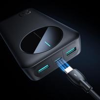 power bank 20000mah - Joyroom JR-PBF14, 20000mAh, 12W, juodas - 8 nuotrauka