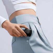 baterijos laidai - Wozinsky WF16-YCS 5000mAh 15W USB-C Mini Power Bank su integruotu USB-C laidu ir Apple Watch įkrovikliu – juodas - 5 nuotrauka