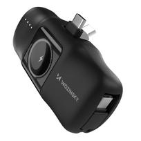 baterijos laidai - Wozinsky WF16-YCS 5000mAh 15W USB-C Mini Power Bank su integruotu USB-C laidu ir Apple Watch įkrovikliu – juodas - 14 nuotrauka