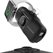 baterijos laidai - Wozinsky WF16-YCS 5000mAh 15W USB-C Mini Power Bank su integruotu USB-C laidu ir Apple Watch įkrovikliu – juodas - 15 nuotrauka
