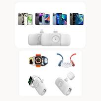 apple watch ikroviklis - Wozinsky WF16-YCS 5000mAh 15W USB-C Mini Power Bank, baltas - 9 nuotrauka