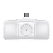 apple watch ikroviklis - Wozinsky WF16-YCS 5000mAh 15W USB-C Mini Power Bank, baltas - 14 nuotrauka