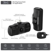 isorine baterija 20w - Wozinsky WF16-YLS 5000mAh 15W Lightning Mini Power Bank, juodas - 4 nuotrauka