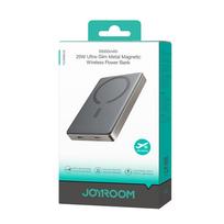 powerbank 20w - Joyroom JR-PBM08 Pro 10000mAh 20W Magnetic Wireless Power Bank, titano spalvos - 11 nuotrauka