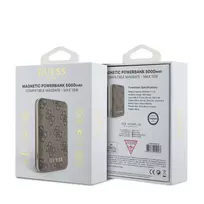 5000mah powerbank magsafe - Guess GUPB5FP4EMGW 5000mAh 15W MagSafe ruda - 2 nuotrauka