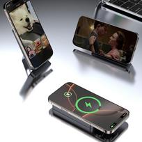 isorine baterija 20w - Dudao K29 10000mAh PD 20W MagSafe Power Bank, pilkas - 5 nuotrauka