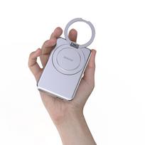 22.5w 10000mah - Dudao K28 10000mAh PD 22.5W MagSafe, sidabrinis - 5 nuotrauka