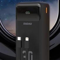 baterijos laidai - Dudao K15MAX 30000mAh PD 22.5W juodas - 4 nuotrauka