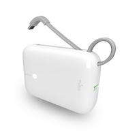 baterijos laidai - Puro Power Link 10 Plus 10000mAh Power Bank su integruotu USB-C laidu – baltas - 4 nuotrauka
