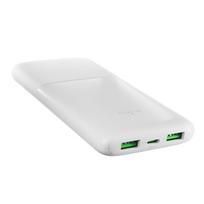 isorine baterija 20w - Puro DAILY 10 PLUS 10000mAh, 22.5W, baltas - 5 nuotrauka
