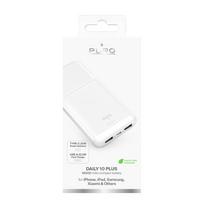 isorine baterija 20w - Puro DAILY 10 PLUS 10000mAh, 22.5W, baltas - 6 nuotrauka