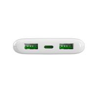 isorine baterija 20w - Puro DAILY 10 PLUS 10000mAh, 22.5W, baltas - 7 nuotrauka