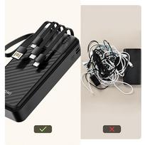 powerbank 20000mah - Dudao K11 Pro 20000mAh Powerbank, juodas - 3 nuotrauka