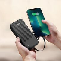 powerbank 20000mah - Dudao K11 Pro 20000mAh Powerbank, juodas - 8 nuotrauka