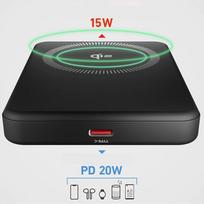 5000mah powerbank magsafe - SBS Mag Power Qi2 5000mAh, 15W, USB-C, MagSafe, juodas (black) - 7 nuotrauka