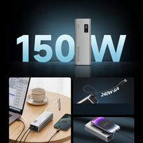 cuktech - Cuktech P+Series No. 15 Powerbank 20000mAh, 150W, pilkas (gray) - 6 nuotrauka