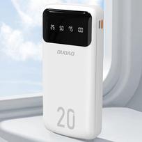 power bank 20000mah - Dudao K6Pro+ 20000mAh powerbank, baltas - 4 nuotrauka