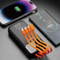 power bank - Dudao K6Pro+ 20000mAh powerbank, juodas - 5 nuotrauka
