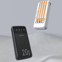 power bank - Dudao K6Pro+ 20000mAh powerbank, juodas - 7 nuotrauka