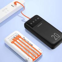 power bank - Dudao K6Pro+ 20000mAh powerbank, juodas - 8 nuotrauka