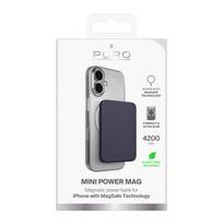 magsafe power bank - Puro Slim Power Mag, 4200mAh, USB-C, MagSafe, pilkas (gray) - 2 nuotrauka