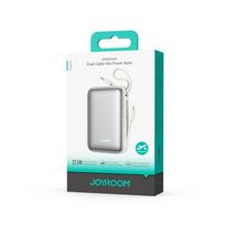 baterijos laidai - Joyroom JR-PBF29 20000mAh 22.5W Powerbank with Double Cable - White - 6 nuotrauka