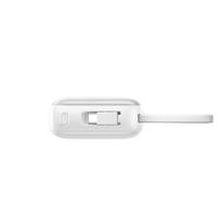 baterijos laidai - Joyroom JR-PBF29 20000mAh 22.5W Powerbank with Double Cable - White - 7 nuotrauka