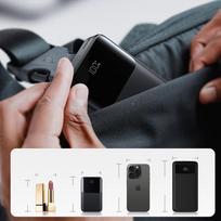 powerbank 20000mah - Joyroom JR-QP192 Star Series Mini 20000mAh 22.5W Powerbank with Digital Display - Black - 4 nuotrauka