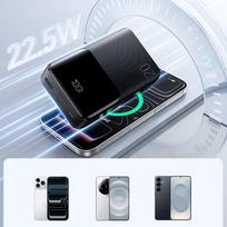 powerbank 20000mah - Joyroom JR-QP192 Star Series Mini 20000mAh 22.5W Powerbank with Digital Display - Black - 7 nuotrauka