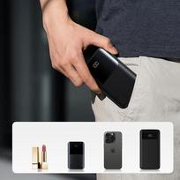 22.5w 10000mah - Joyroom JR-QP191 Star Series Mini 10000mAh 22.5W Powerbank, juodas - 4 nuotrauka