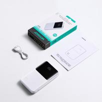 22.5w 10000mah - Joyroom JR-QP191 Star Series Mini 10000mAh 22.5W Powerbank su skaitmeniniu ekranu, baltas - 5 nuotrauka