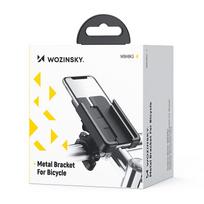 dviracio deklas - Wozinsky Metal Bike Smartphone Handlebar Mount Black (WBHBK3) - 7 nuotrauka