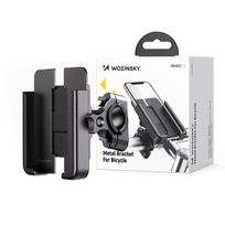 dviracio deklas - Wozinsky Metal Bike Smartphone Handlebar Mount Black (WBHBK3) - 8 nuotrauka