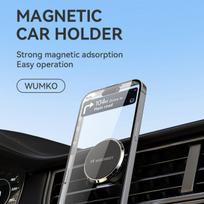 groteles vento - Wozinsky WUMKO magnetinis telefono laikiklis automobiliui - Juodas (Black) - 6 nuotrauka