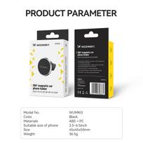 groteles vento - Wozinsky WUMKO magnetinis telefono laikiklis automobiliui - Juodas (Black) - 7 nuotrauka