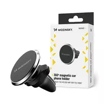 groteles vento - Wozinsky WUMKO magnetinis telefono laikiklis automobiliui - Juodas (Black) - 8 nuotrauka