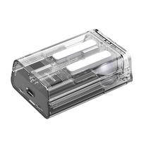 ausines led - Joyroom JR-TC1 IceLens serijos belaidės ausinės su LED apšvietimu Juodos (Black) - 11 nuotrauka